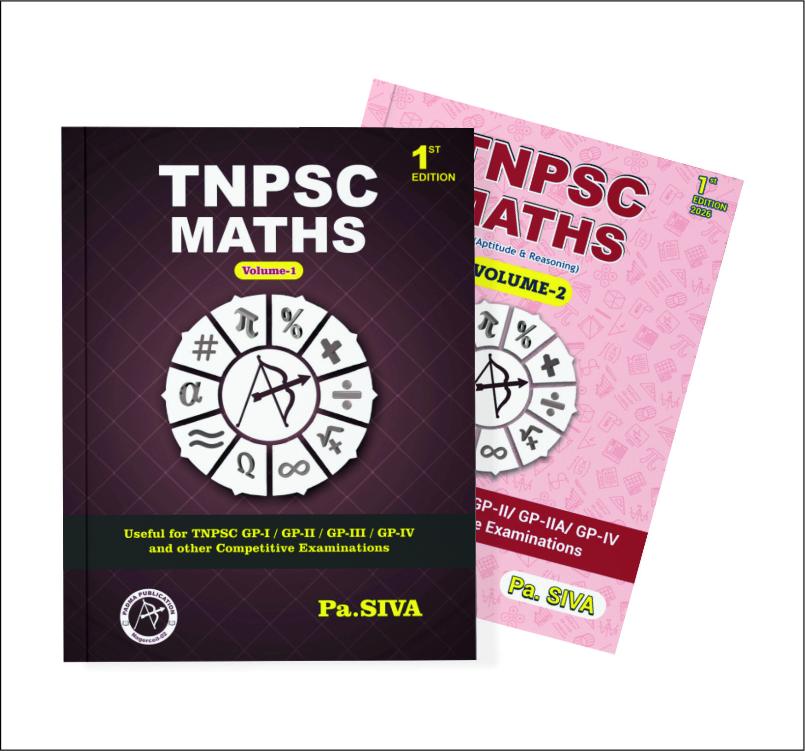 TNPSC MATHS ENGLISH VOLUME -1 & 2 (1st EDITION)